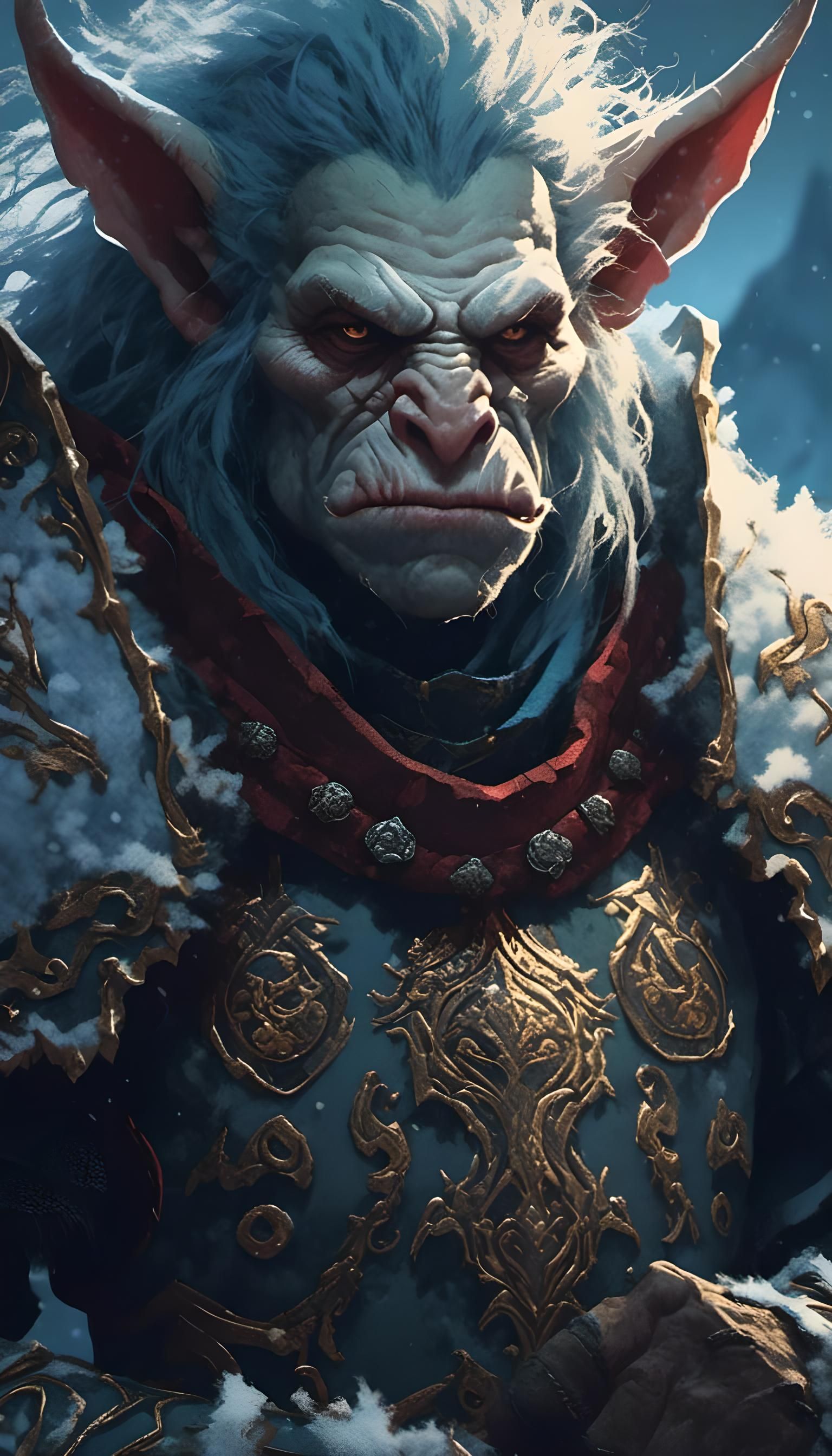 snow goblin - AI Generated Artwork - NightCafe Creator