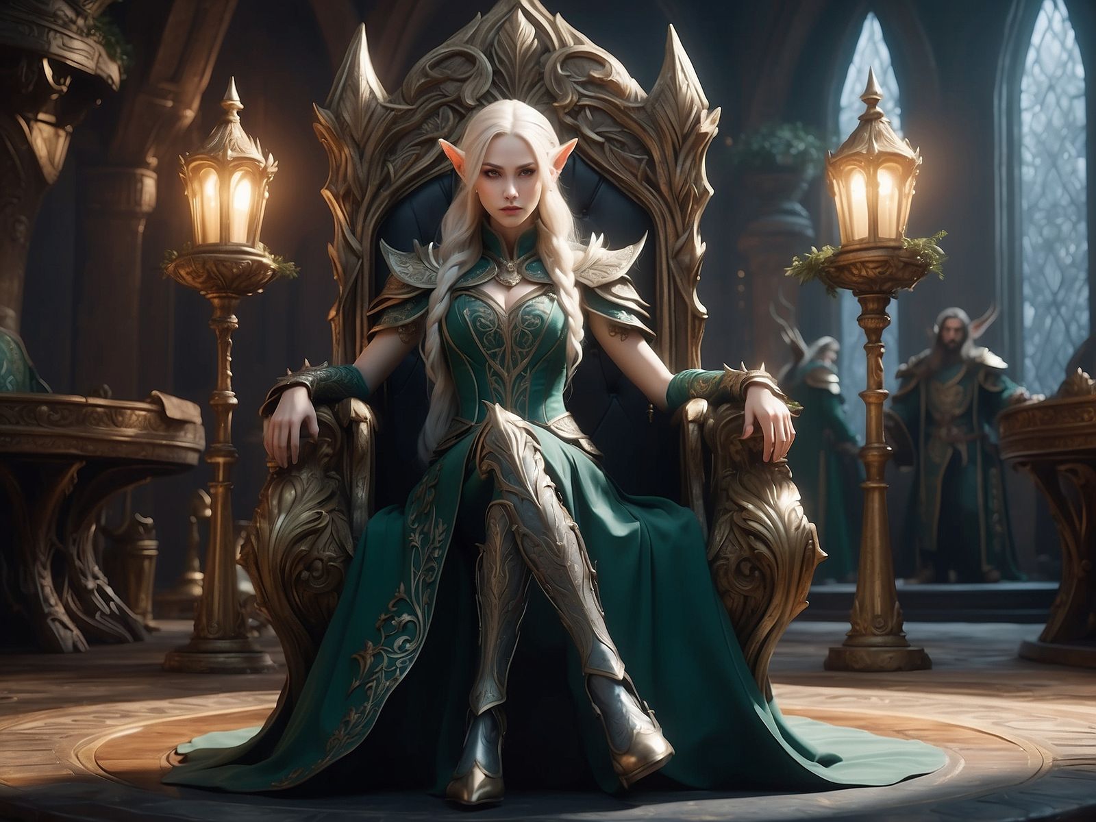 The queen of the elves