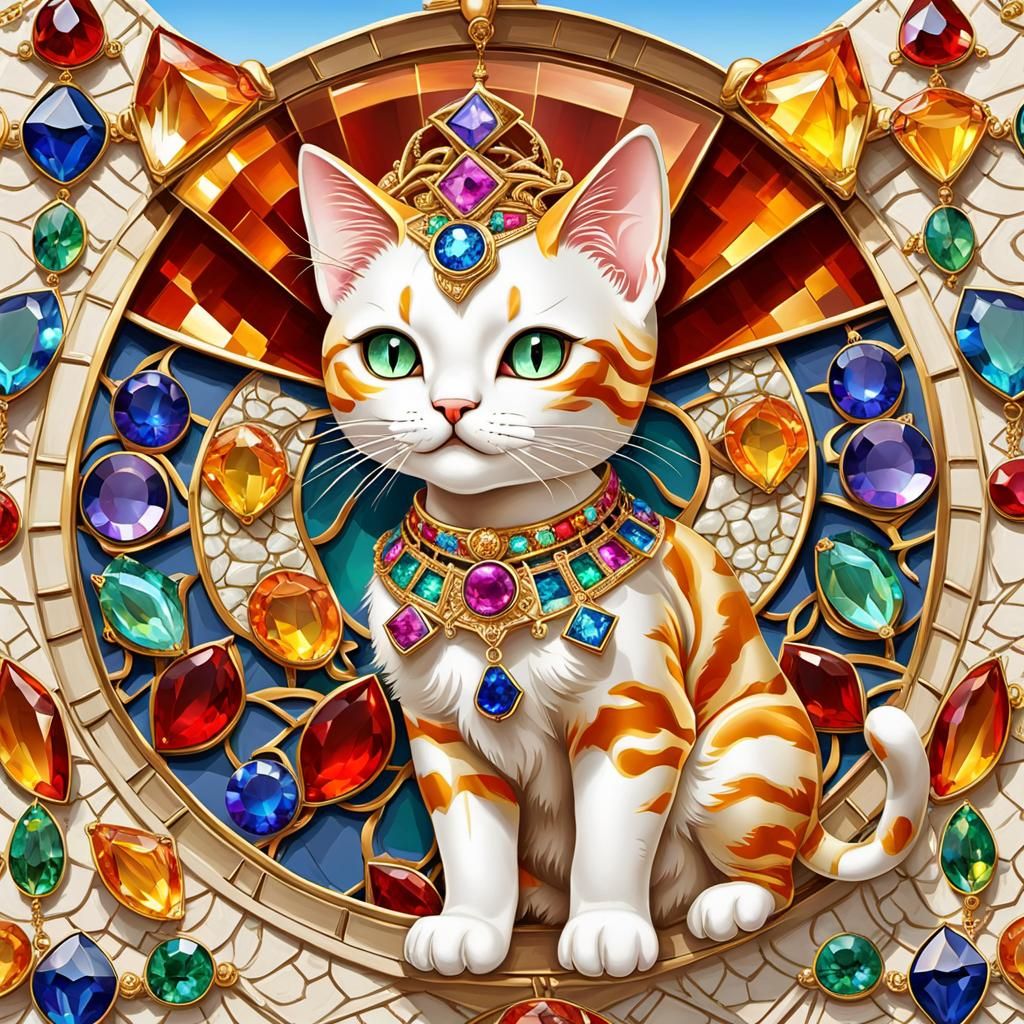 precious cat 6 - AI Generated Artwork - NightCafe Creator