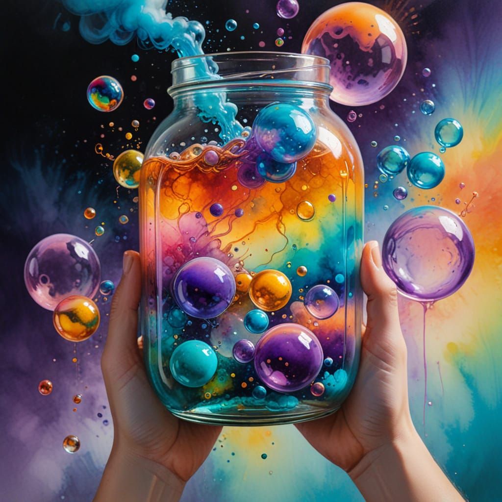 Release the Bubbles!   by @Rye_Toast