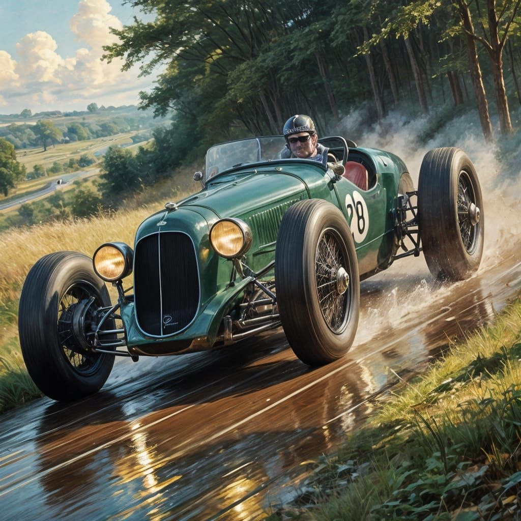 Racing car.  by @cespra