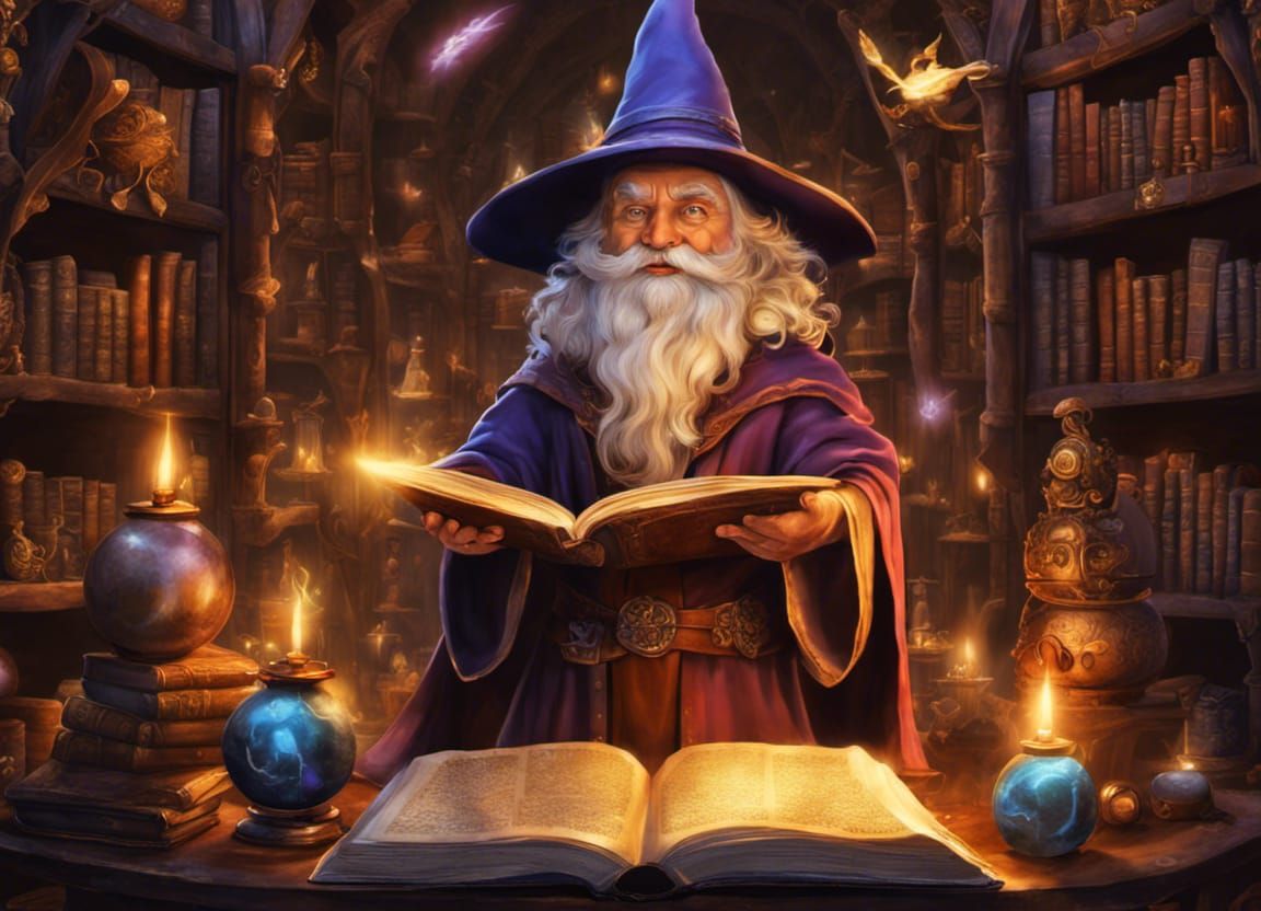 Gnome Wizard - AI Generated Artwork - NightCafe Creator