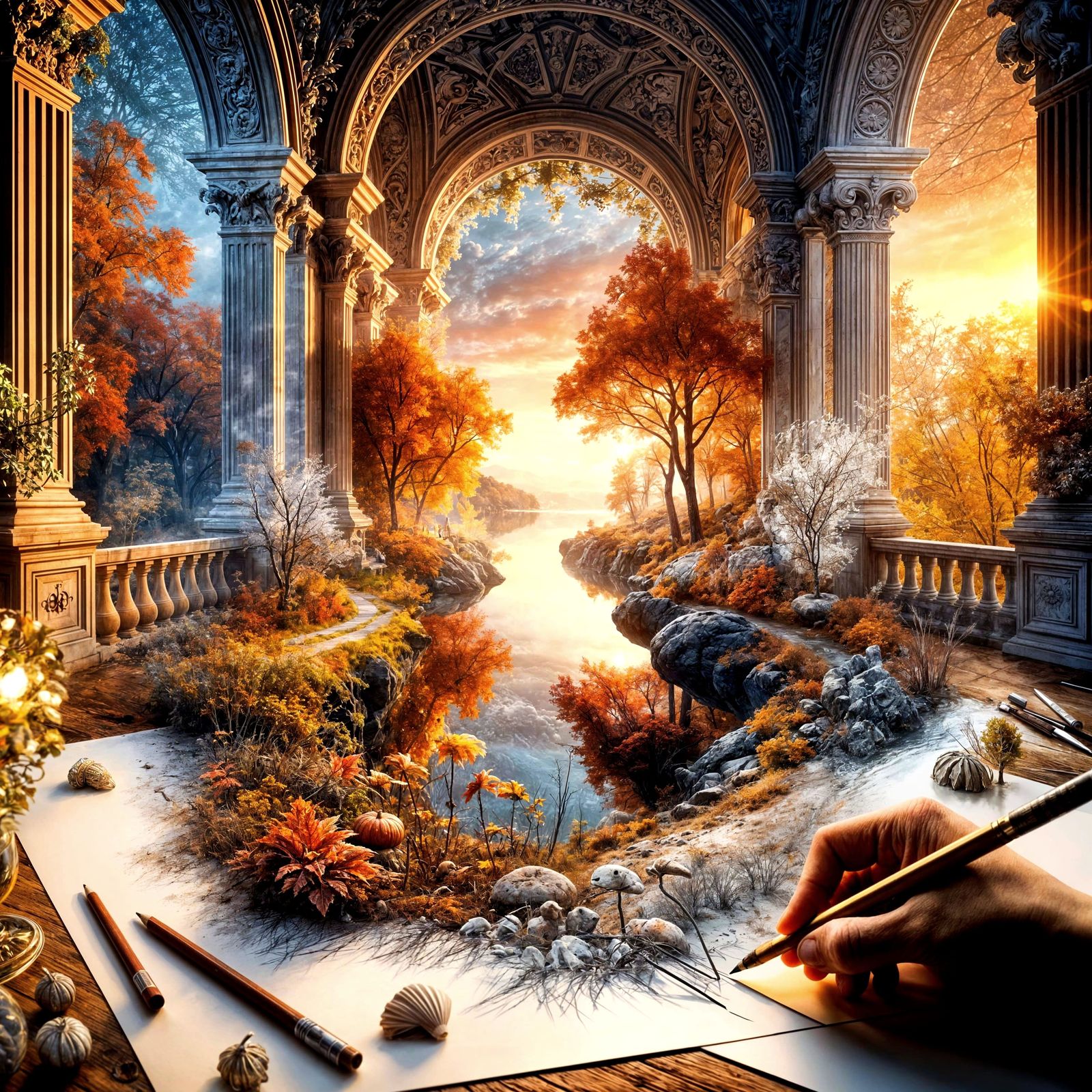 Vaults of Autumn🍂☀️  by @Lina Poe