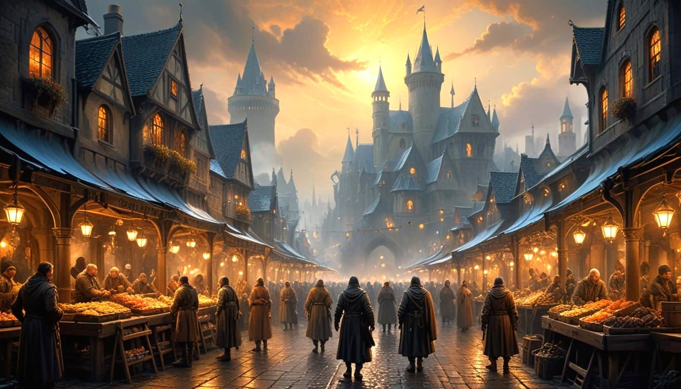 Medieval Marketplace  by @GeoPepito