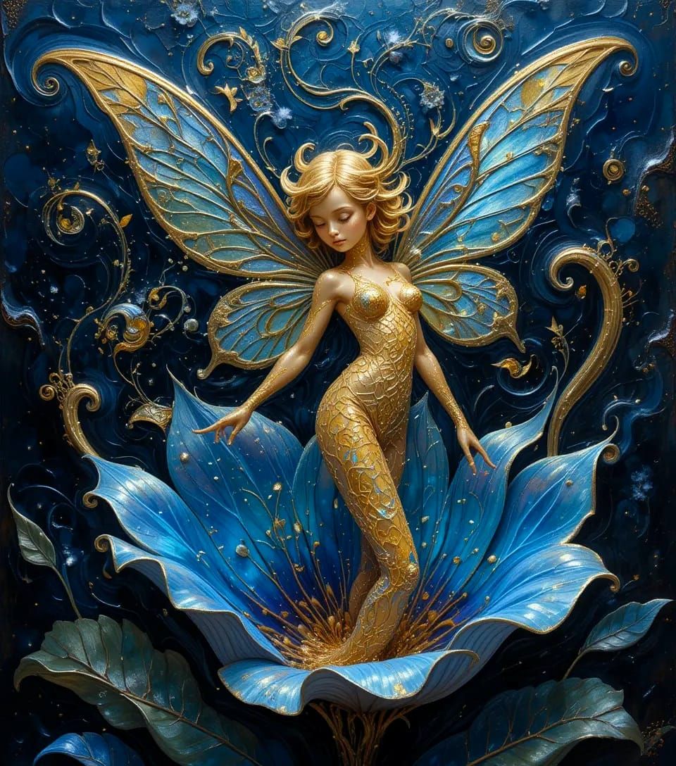 A beautiful little fairy