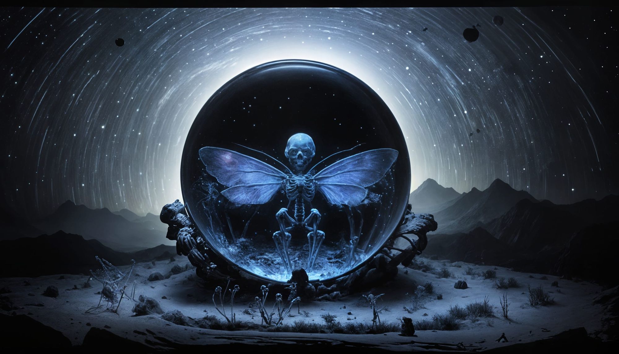 Unfortunately no one knew after the photoshoot how to let Tinkerbell out without breaking that beautiful glass orb