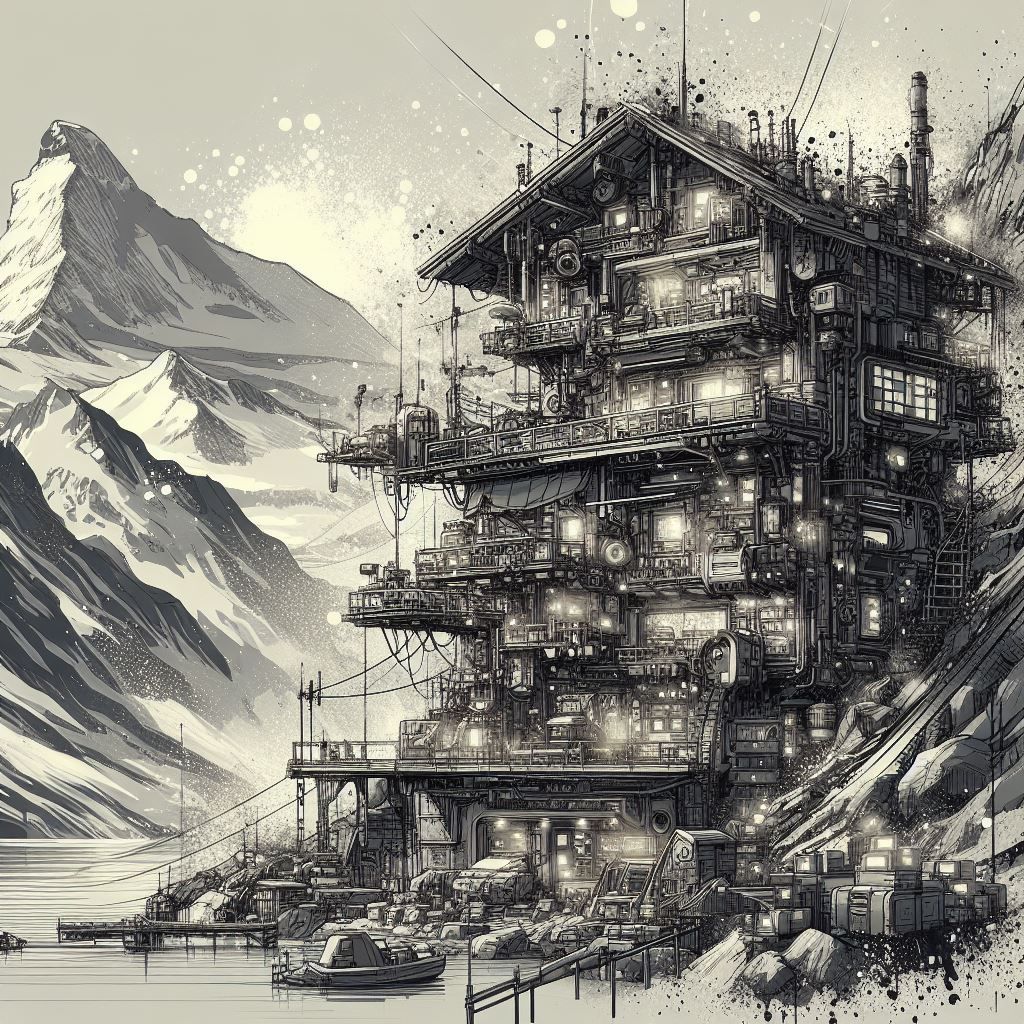 Cyberpunk mountain bunker 31-33