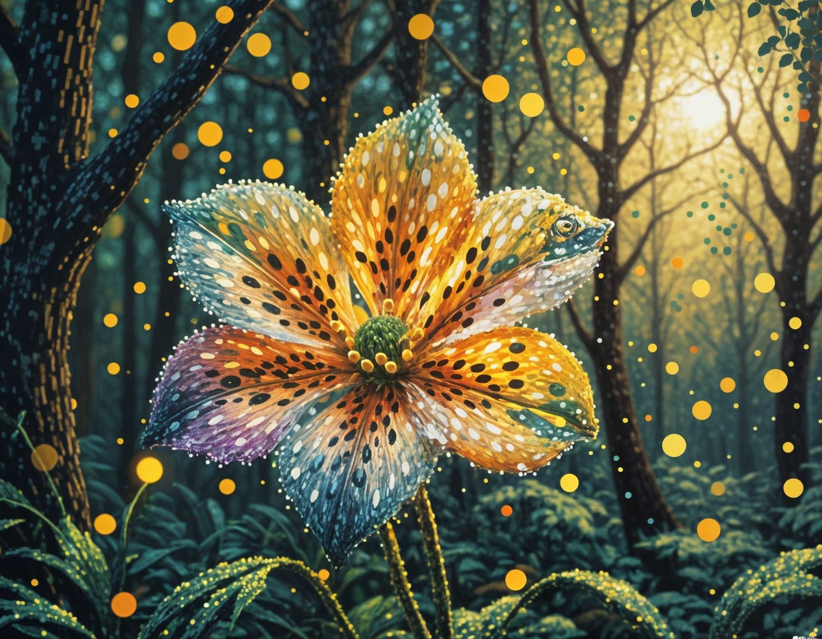 Pointillism  by @Mountain88