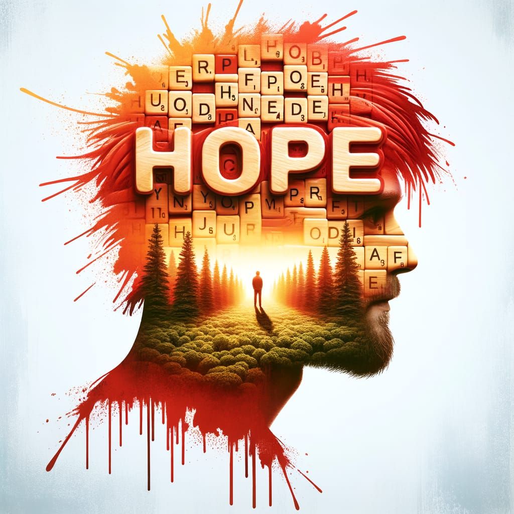 Make a reddish yellow "HOPE" splash graffiti text isolated on a white background, stock vector illustration, ...  by @morr5750