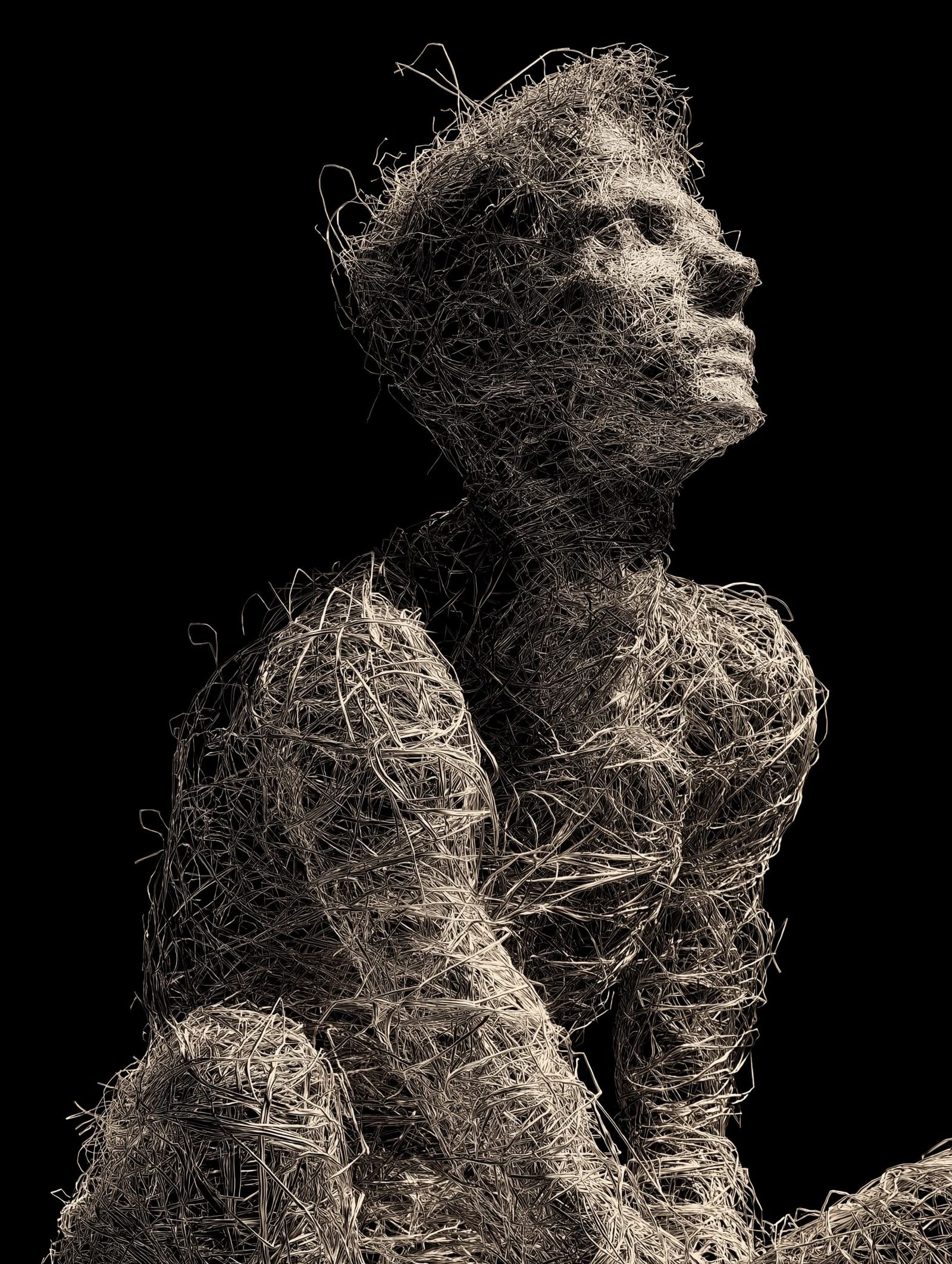 Metallic Abstract Form