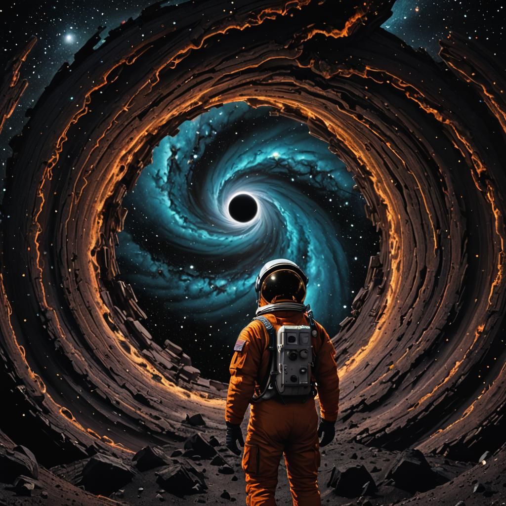 Into the eye of a black hole