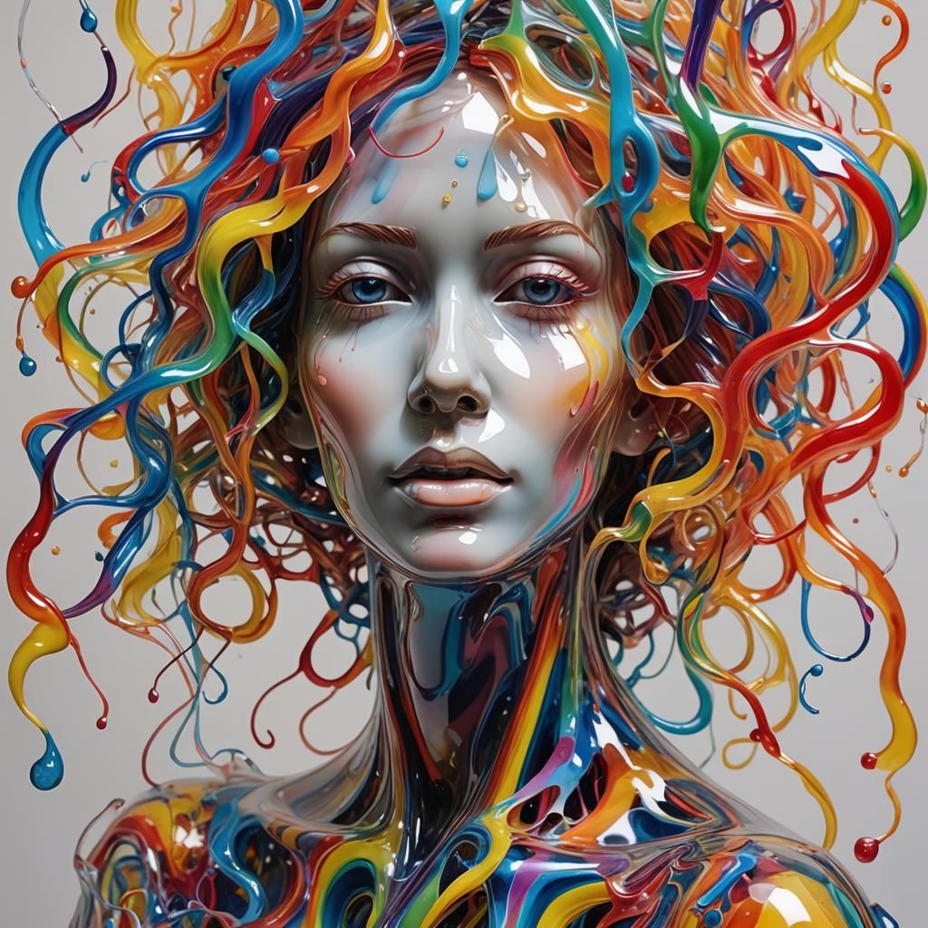 Translucent woman
