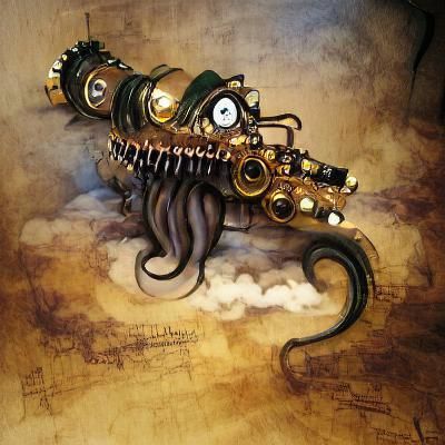 steampunk tentacle monster