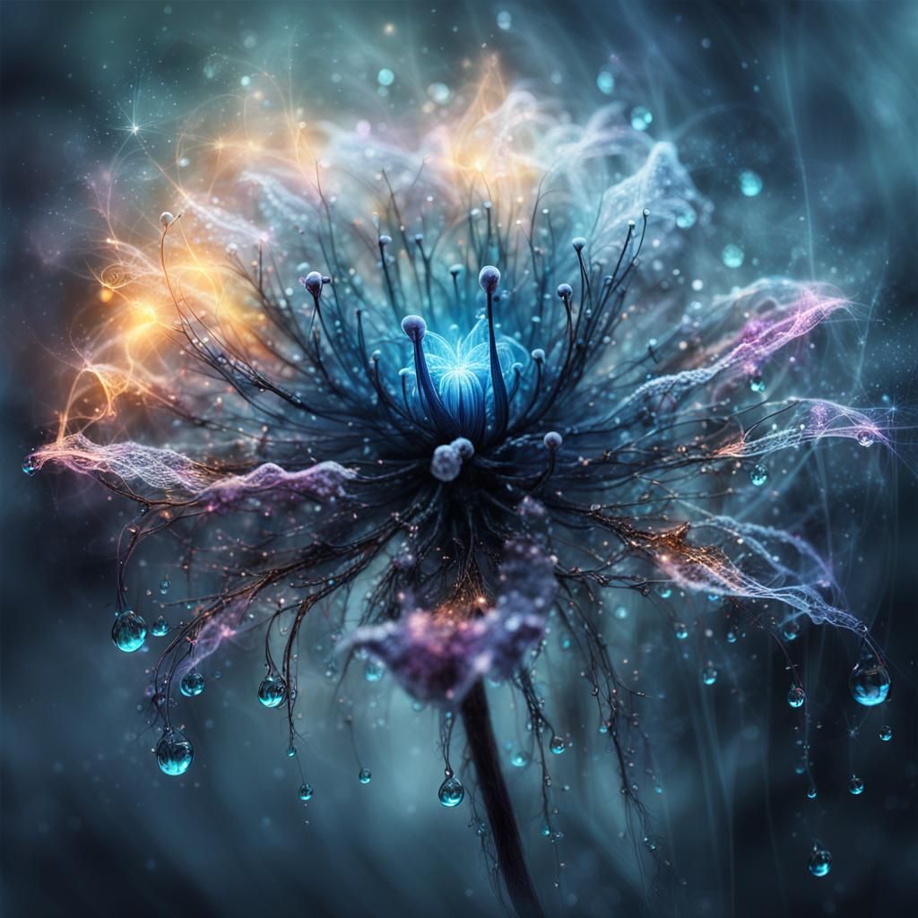 glowing flower  by @Darariri