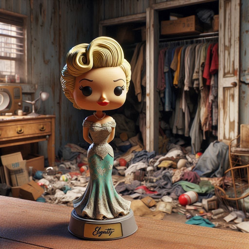 A female Fall Out bobblehead