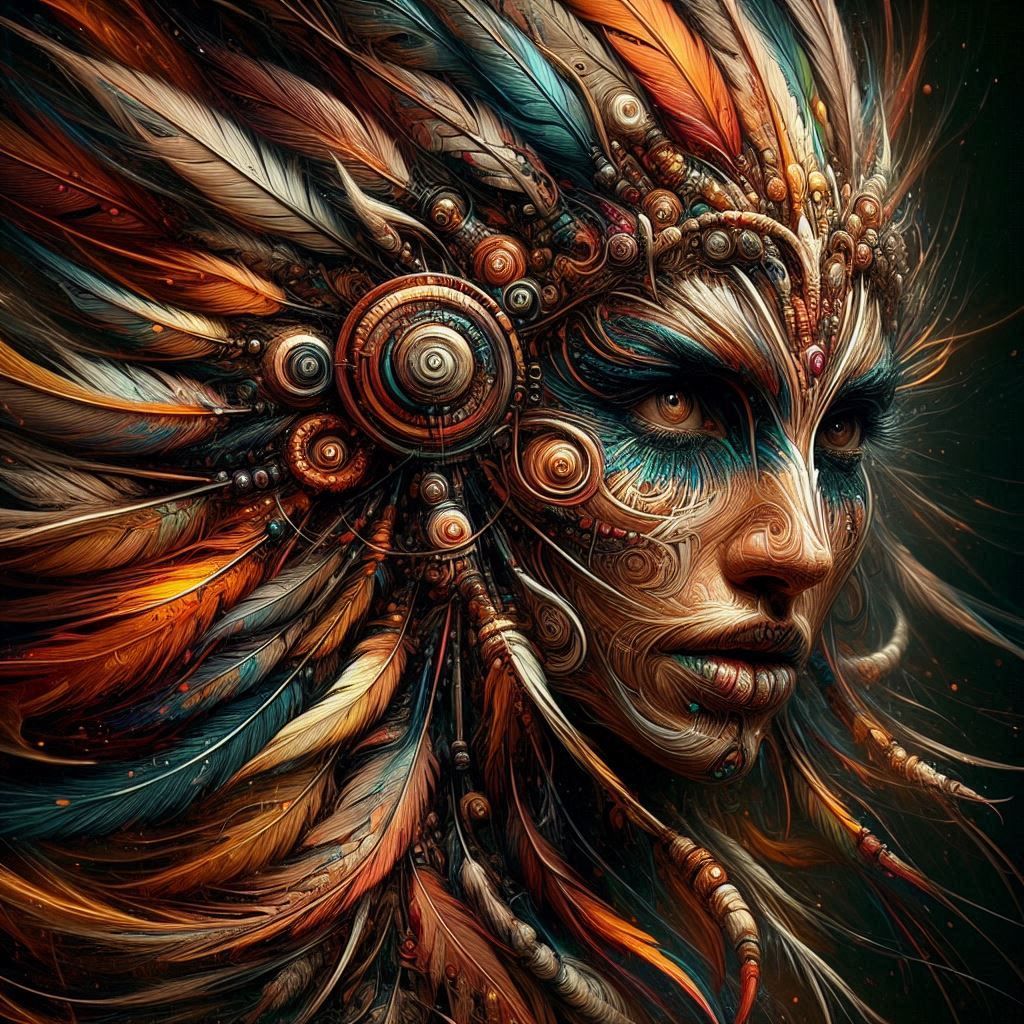 double exposure beautiful fantasy portrait landscape..