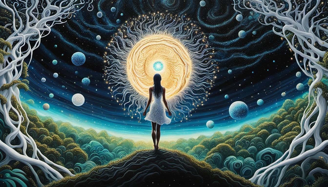 walking into the sun