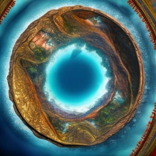 Island Blue Hole - AI Generated Artwork - NightCafe Creator