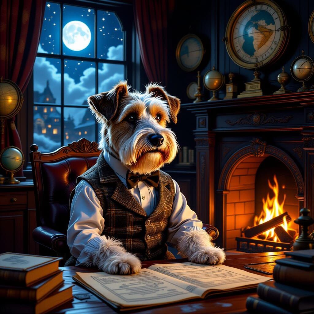 Distinguished Terrier  by @PhrozenExodus