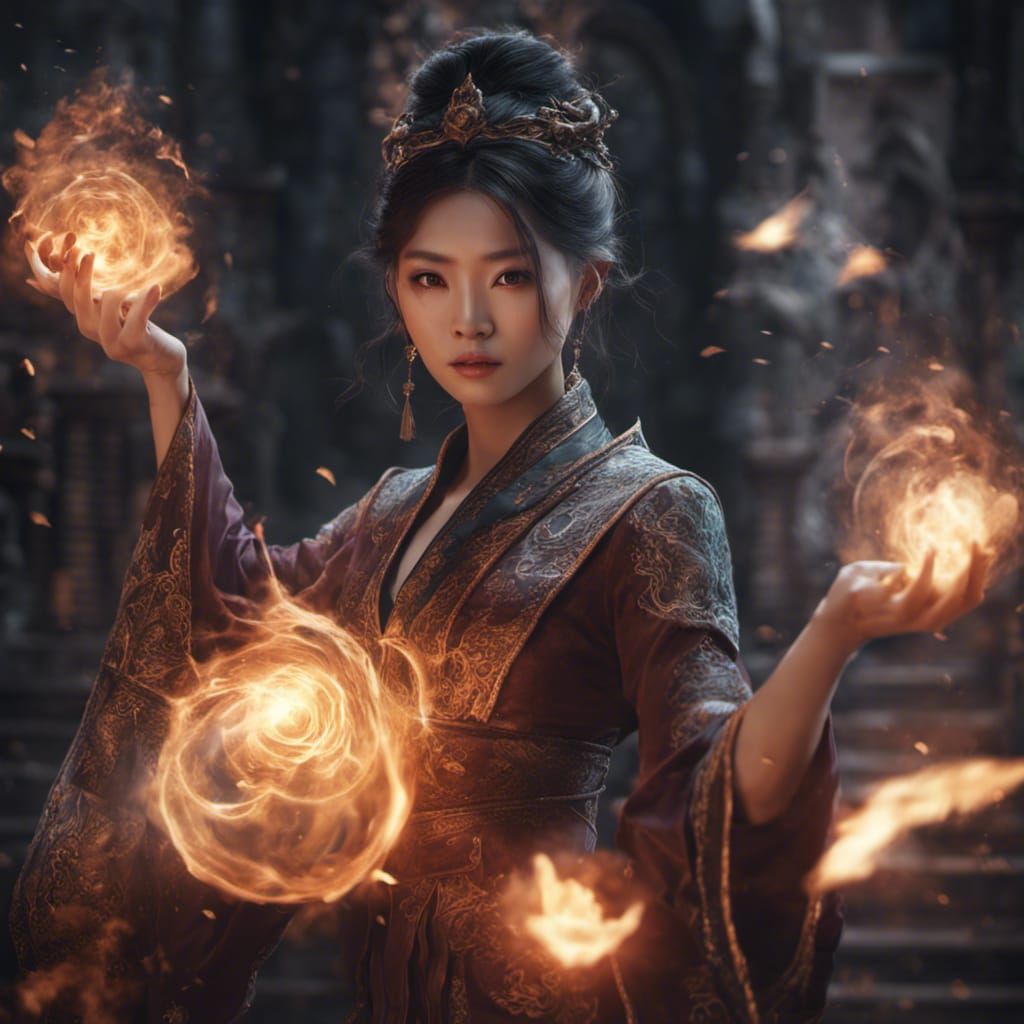 Pyromancer  by @StarrySkye 