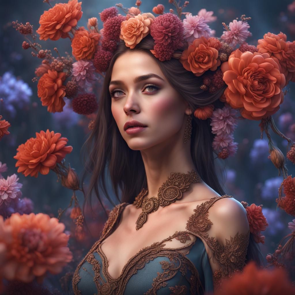 flowers
beautiful
woman
girl
beauty