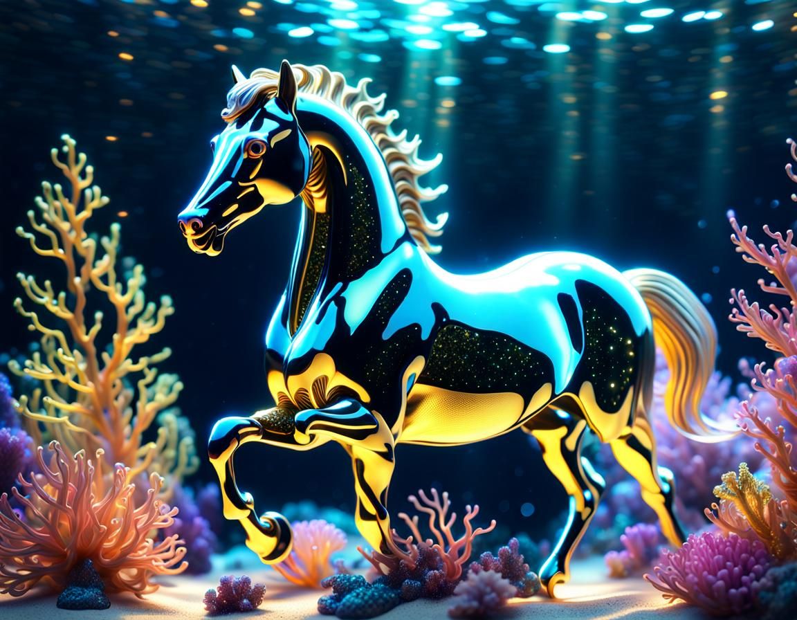Sean horse ;) AI Generated Artwork NightCafe Creator