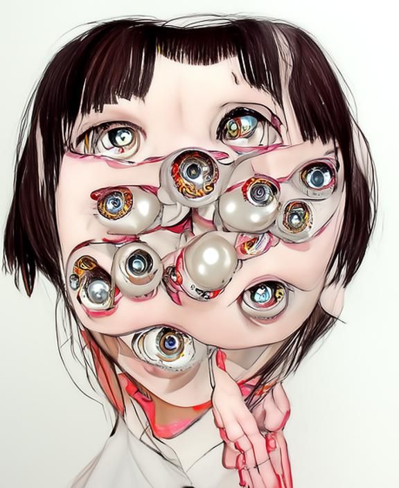 "A Thousand Eyes"; by Shintaro Kago