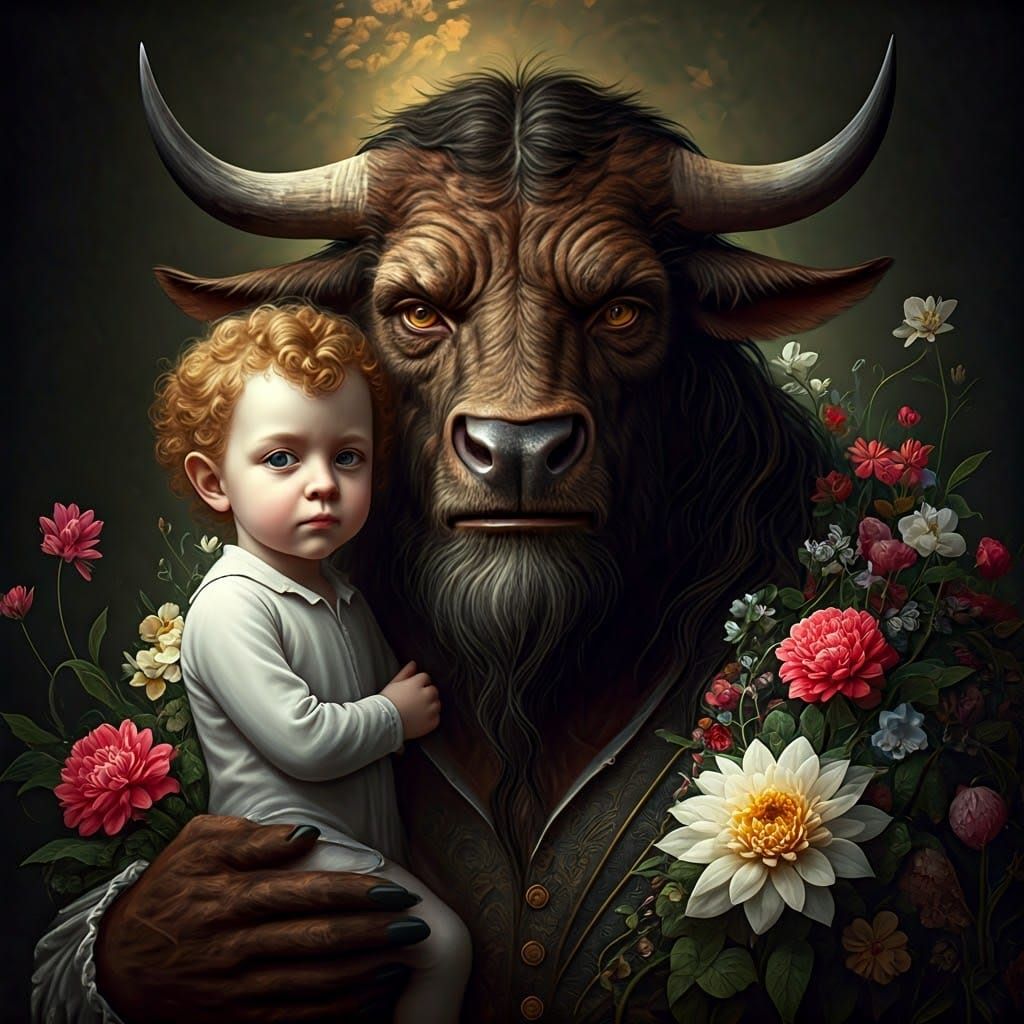 When your dad is a minotaur, you feel pretty safe