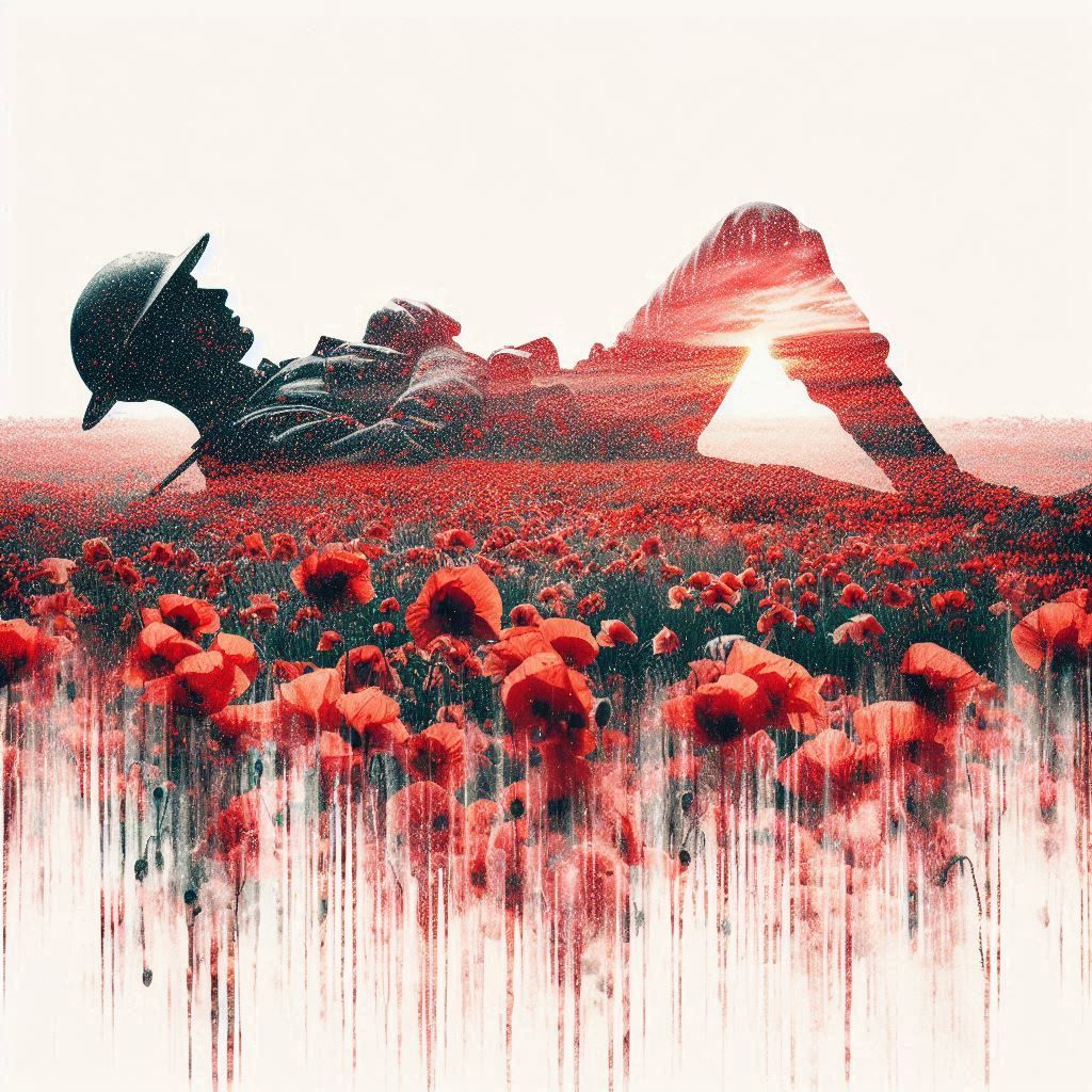 double exposure beautiful fantasy portrait landscape..