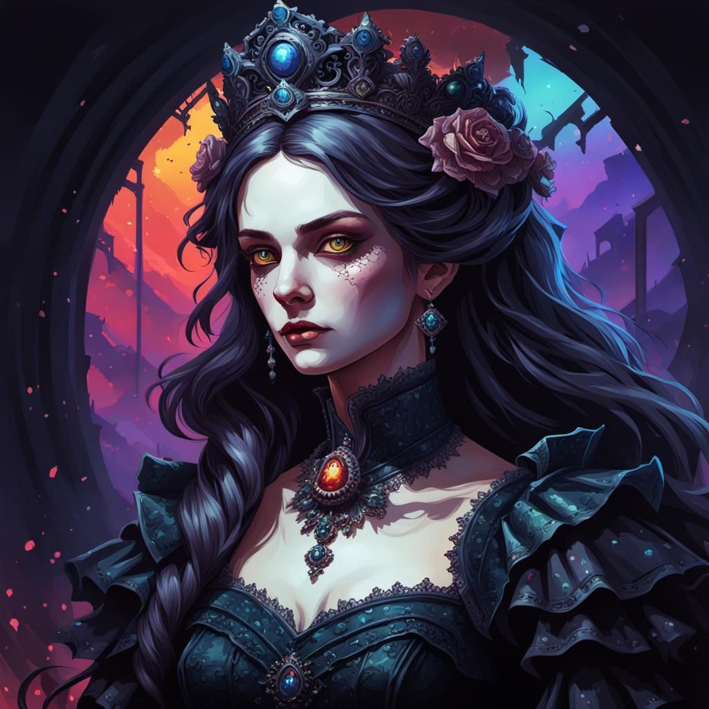 queen of darkness - AI Generated Artwork - NightCafe Creator