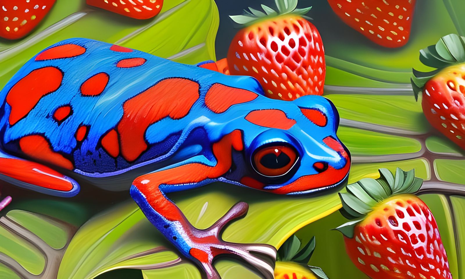 Strawberry Poison Dart Frog (Neo)