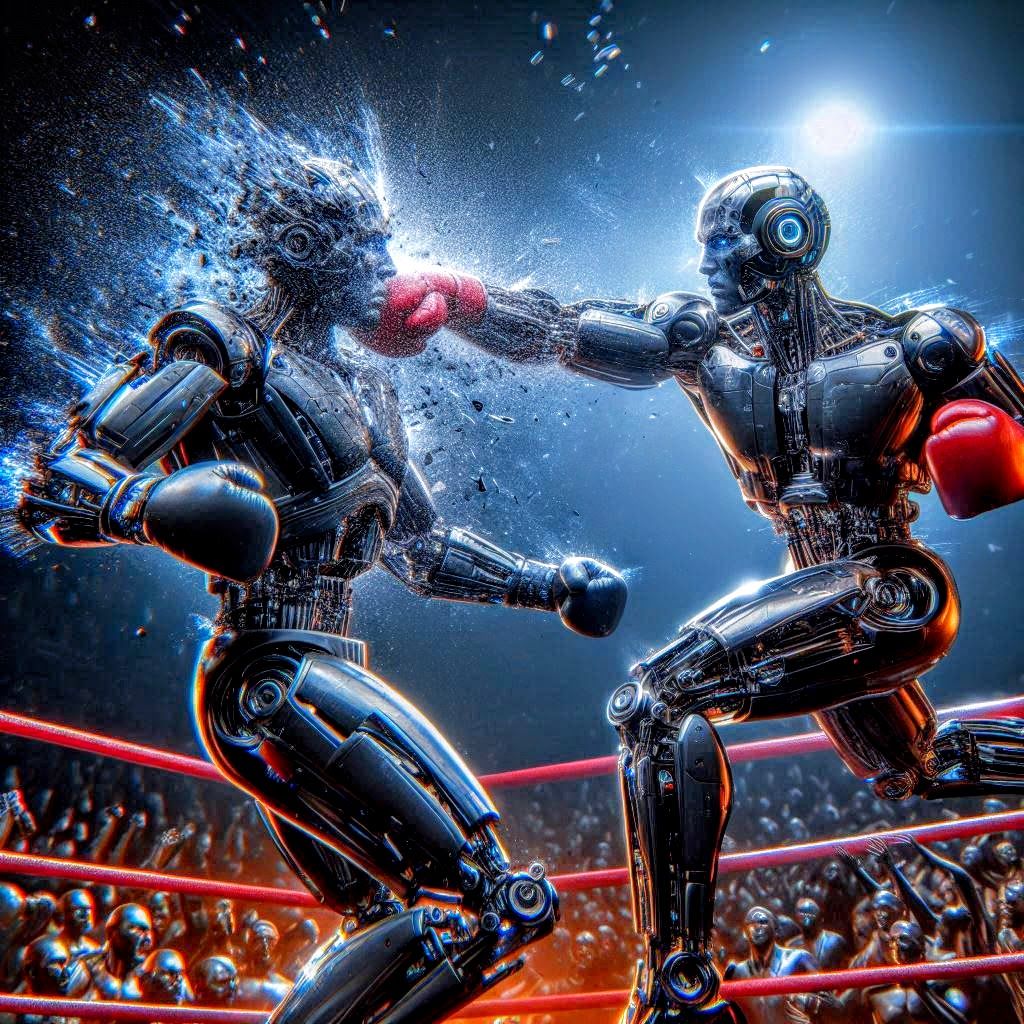Robot Boxing: Knock His Block Off!!  by @Zosticus