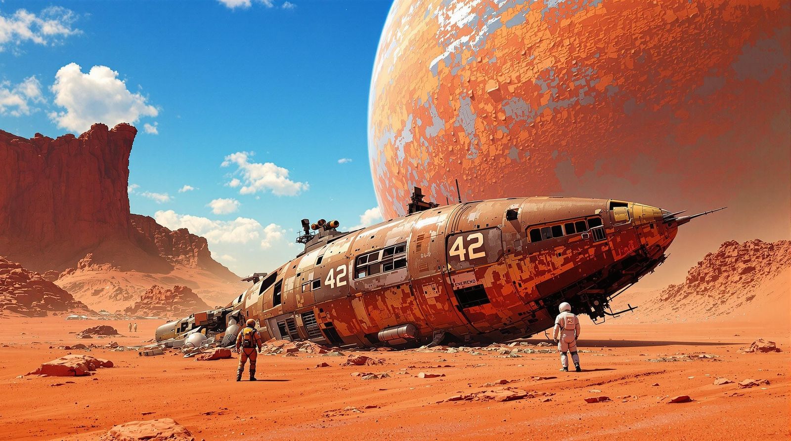 42 is the Answer to the Ultimate Question of Life, the Universe, and Everything  by @GeoPepito