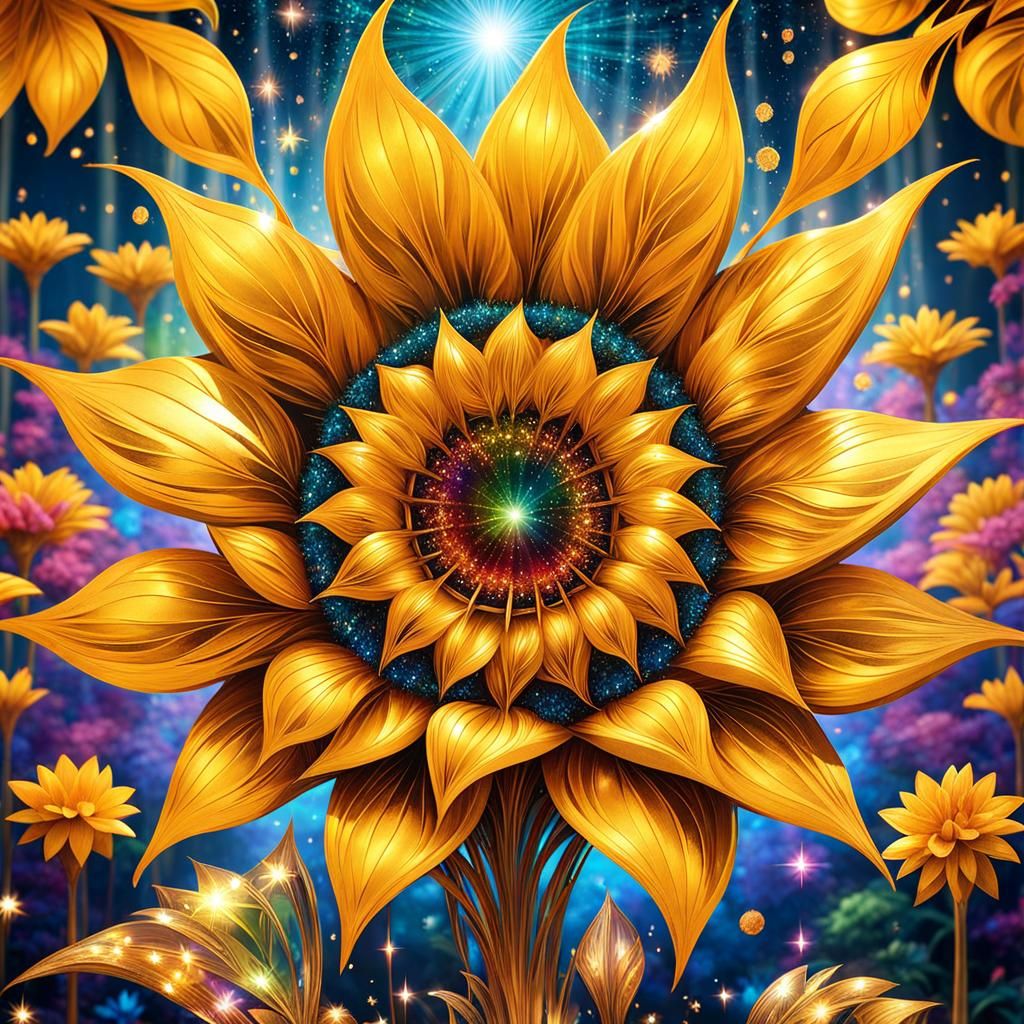 Sunflower  by @Silentone
