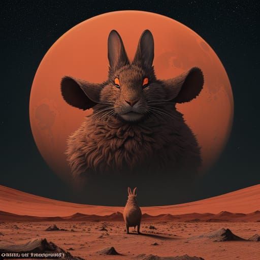 Future Martian drunken rabbits' pleasures 
Future Life on Mars by Andrei Rublev and Aardman Studio