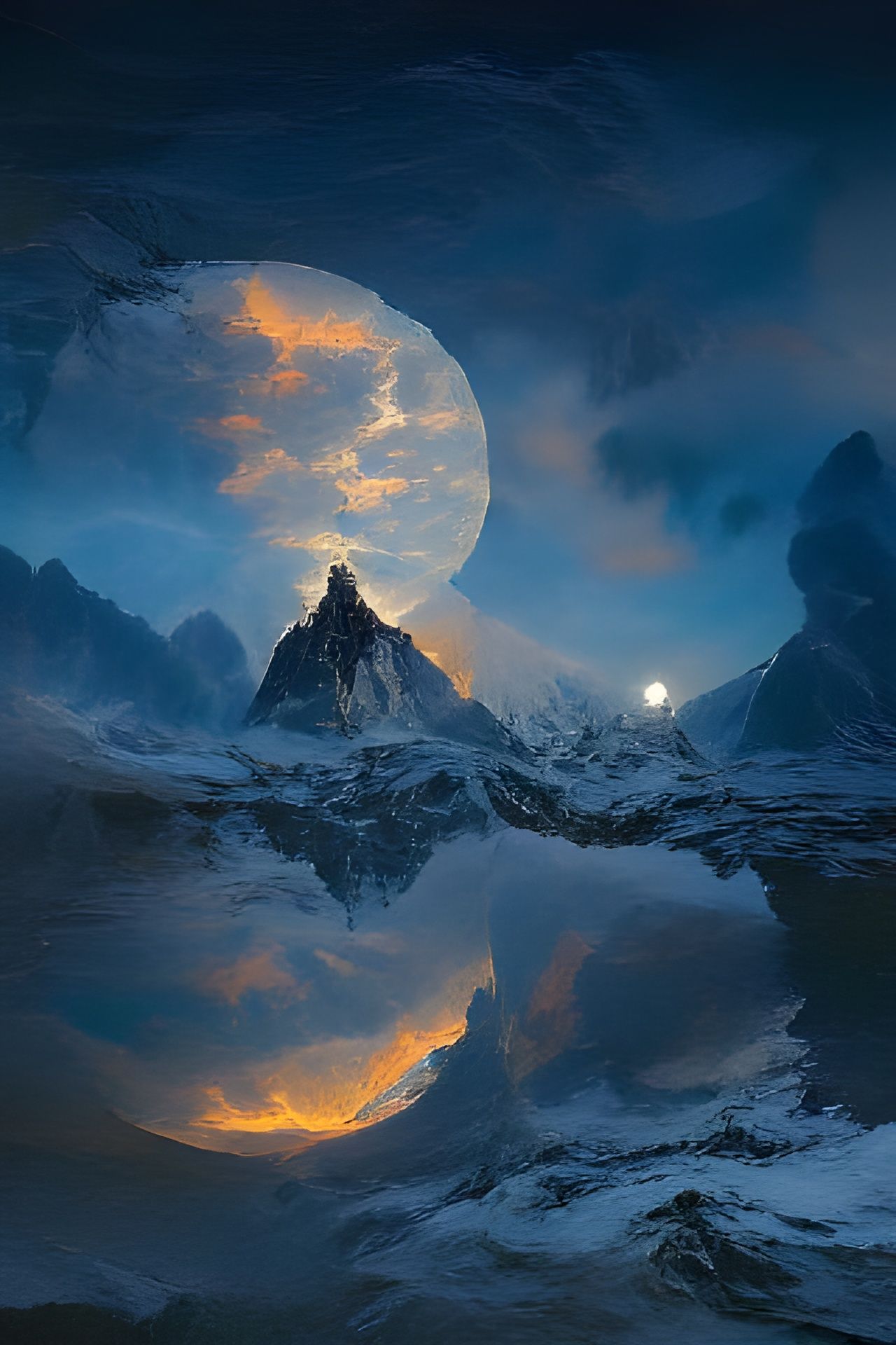 A rocky world in a solar system nearby