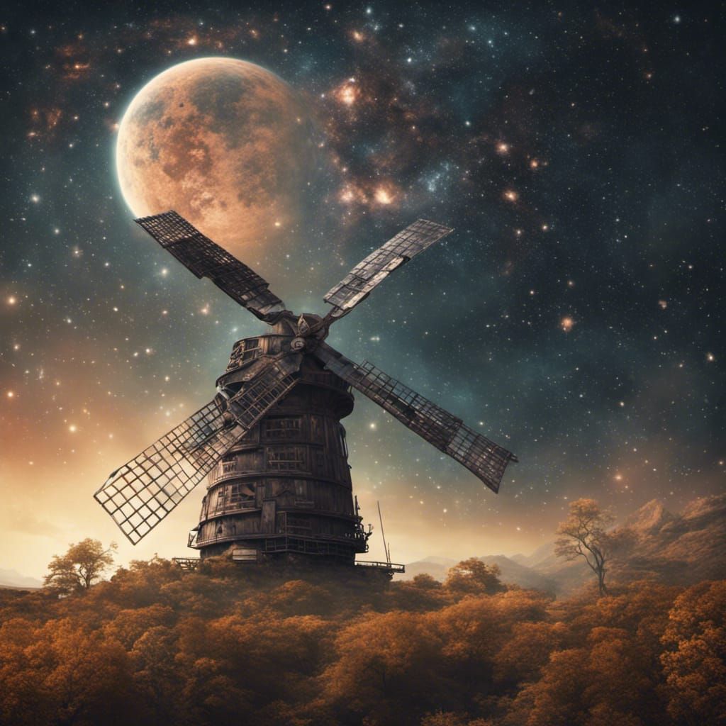 Satellite Windmill   by @Vision