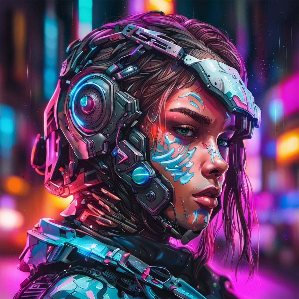 Cyber Punk - AI Generated Artwork - NightCafe Creator