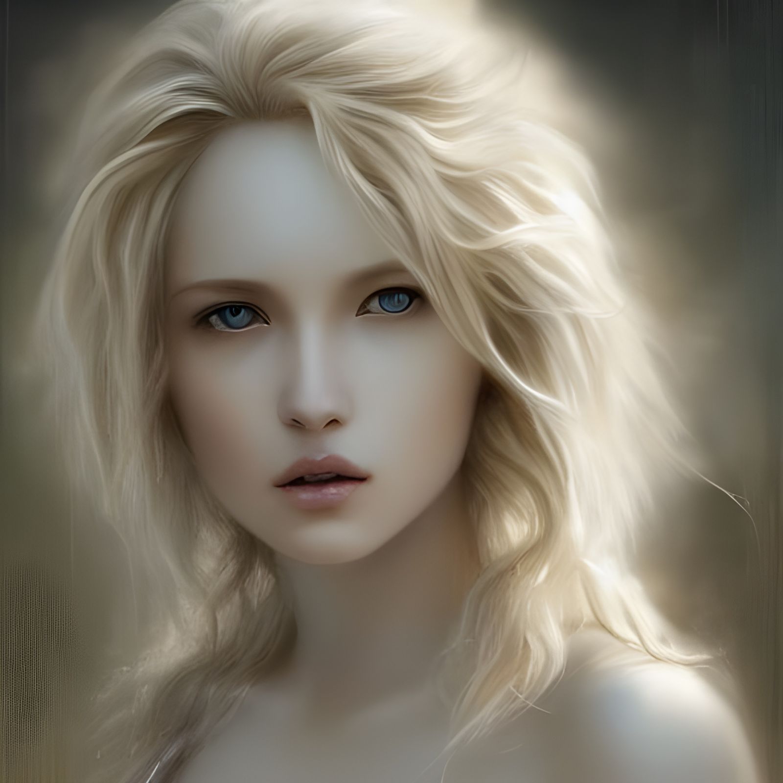 Princess with soft blonde hair soft skin - AI Generated Artwork ...