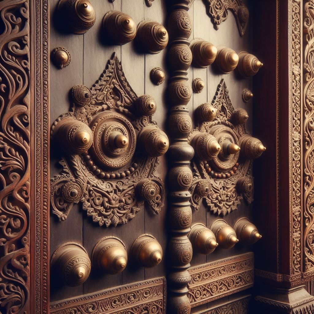 A traditional Zanzibari door, indian style