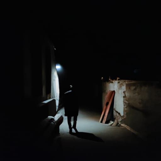 A Stranger Walking In The dark