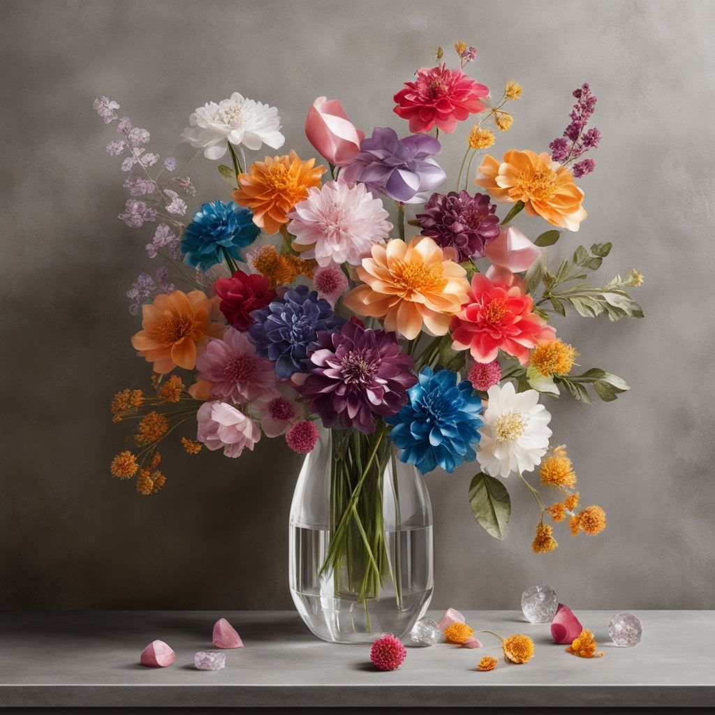 Beautiful flowers in a vase