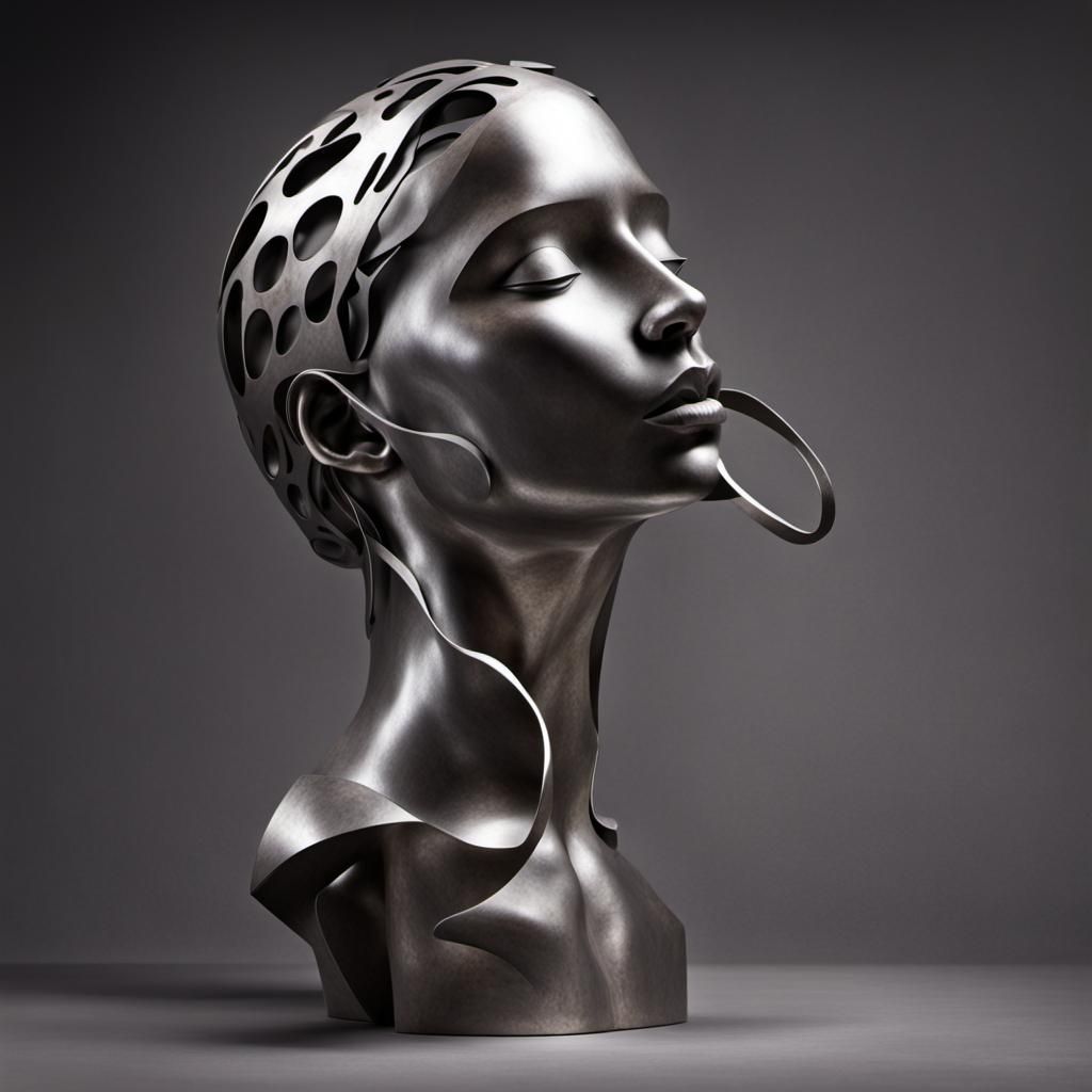 'Did You Not Hear My Lady',sculpted in steel  in the manner ...