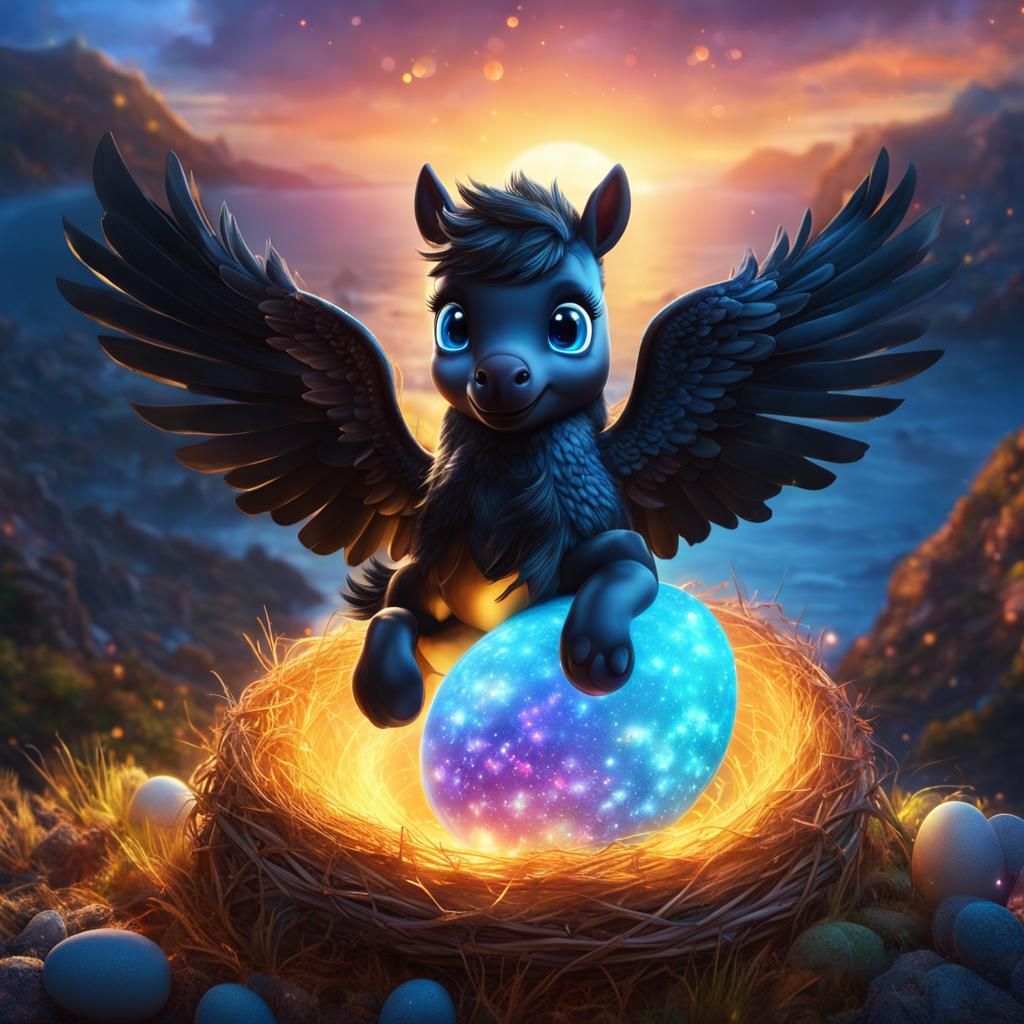 Majestic Baby Pegasus