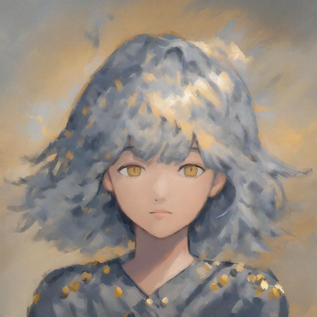 painterly, pretty anime girl, heart eyes, slanted eyes with ...
