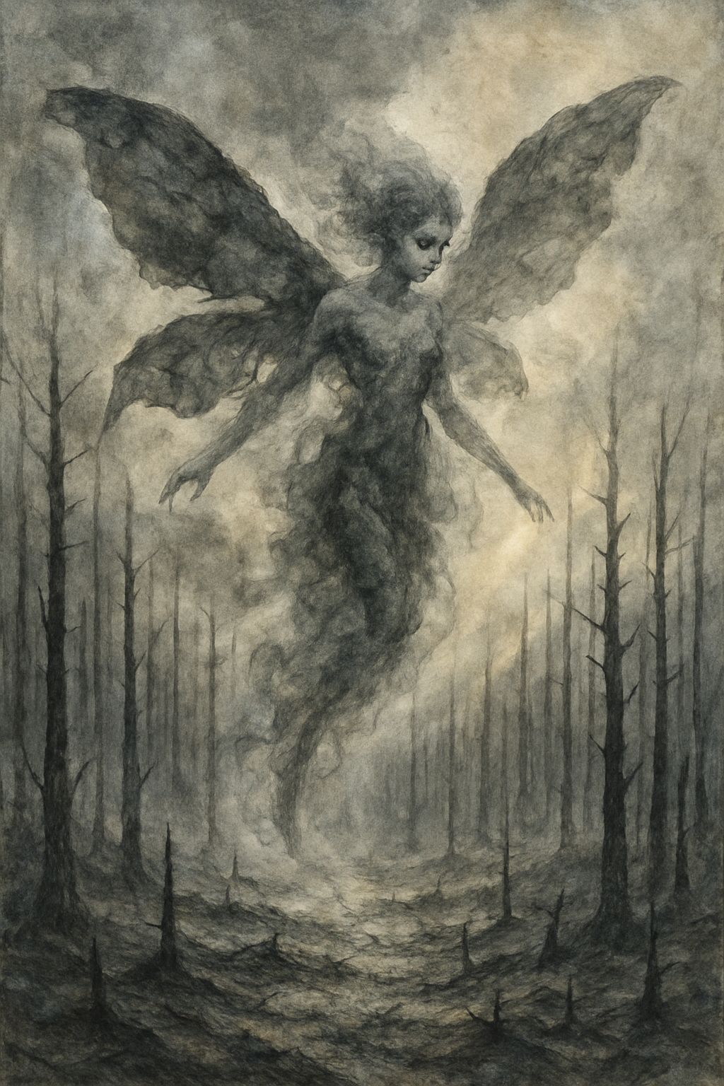 El hada del ocaso ardiente  by @cespra