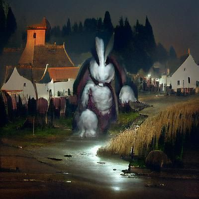 Here comes Peter Cottontail.
