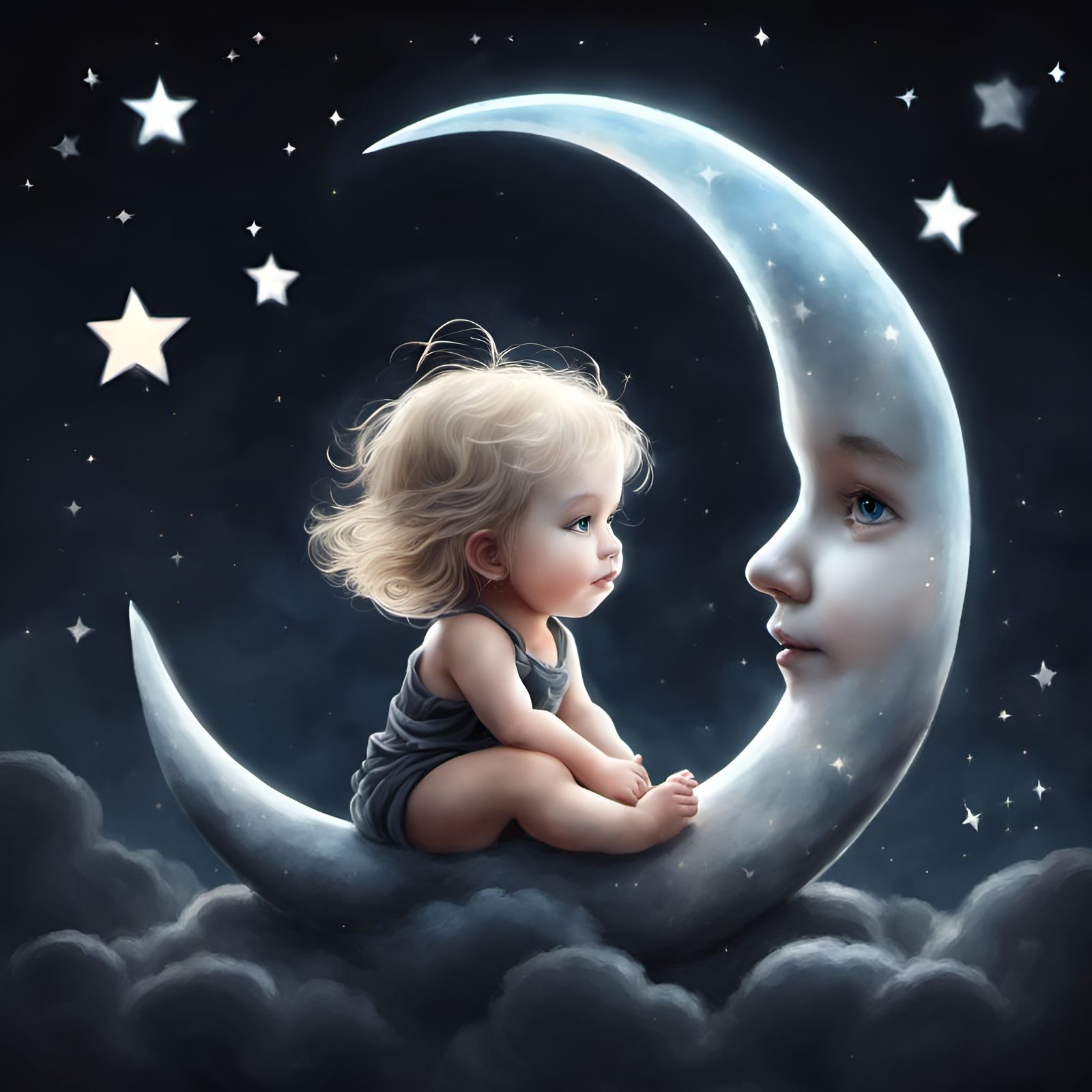 Moonbeam Friends AI Generated Artwork NightCafe Creator