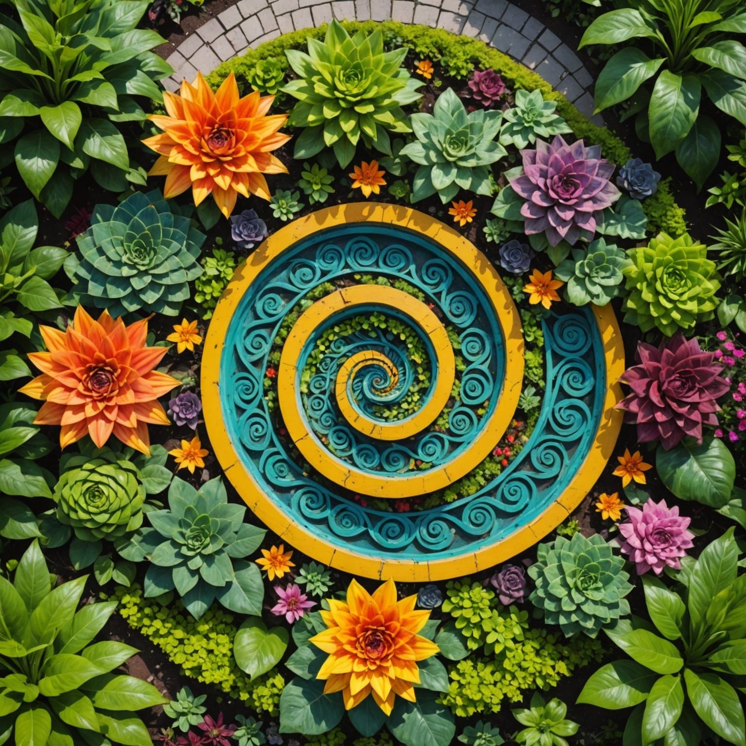 colorful garden  by @PFT Media