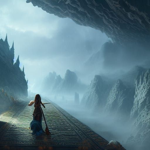 Running from the never ending darkness.